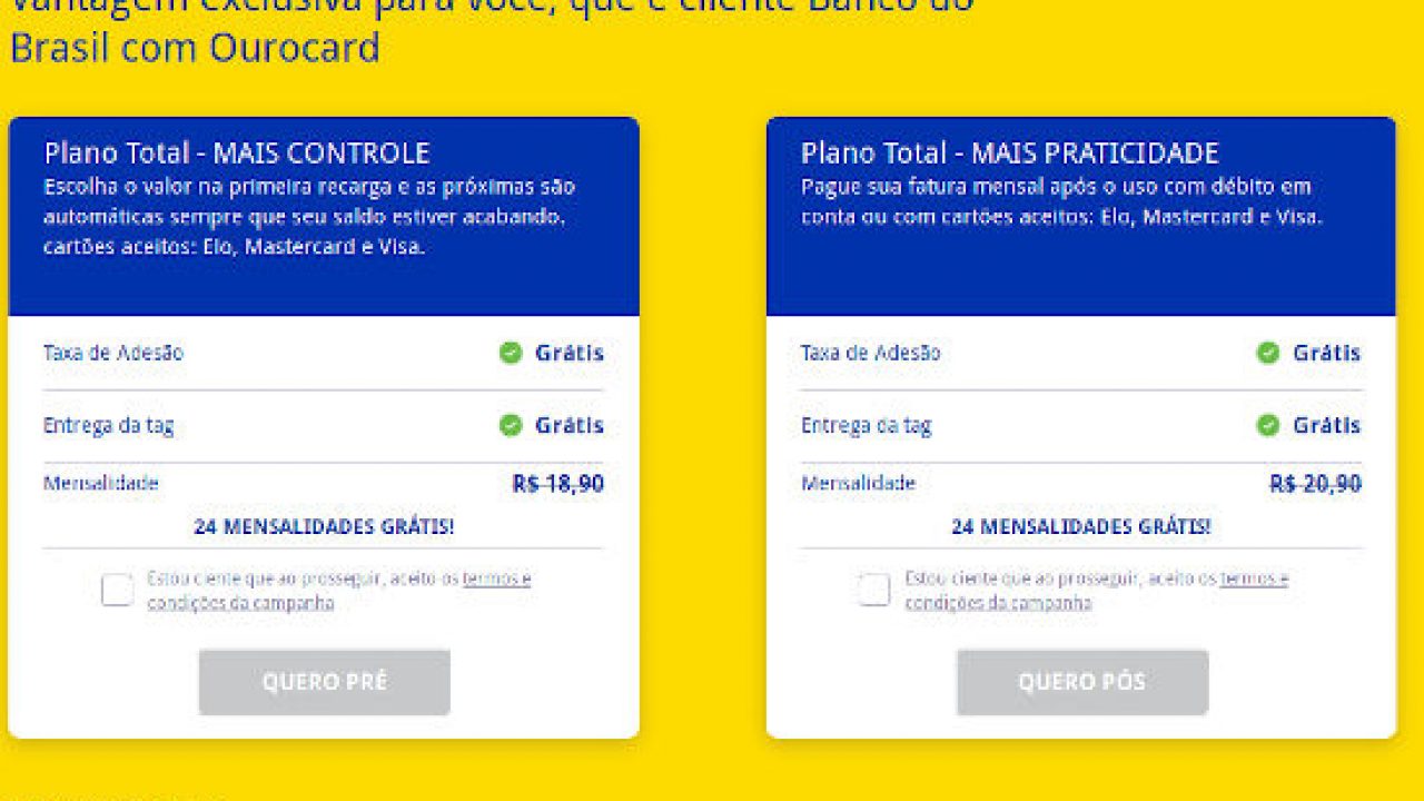 Banco do Brasil e Veloe lançam Tag BB sem mensalidade